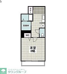 フェリーチェ上大岡 1Kの間取図画像