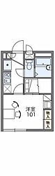 レオパレスガーデン 1Kの間取図画像