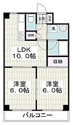 ストリームプラザ 2LDKの間取図画像