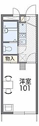レオパレスフジ 1Kの間取図画像