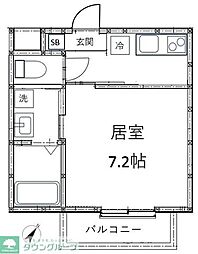 Maison Brillio 1Kの間取図画像