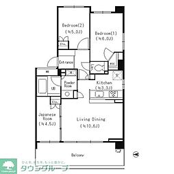 パークアクシス大船 3LDKの間取図画像