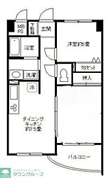 エヌエフ東戸塚 3DKの間取図画像