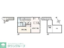 リヒト鎌倉材木座海岸 1LDKの間取図画像