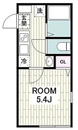 S-harbor Lagoon下永谷5丁目 1Kの間取図画像