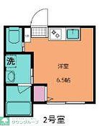 AXIS SUGITA 1Kの間取図画像