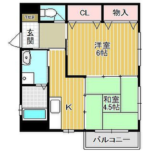 同じ建物の物件間取り写真 - ID:225005394648