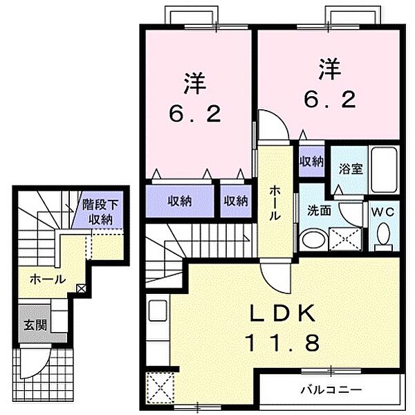 同じ建物の物件間取り写真 - ID:225005687219