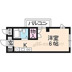 エクセルメゾン瀬田 ワンルームの間取図画像