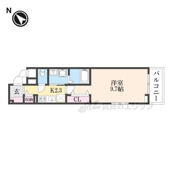 同じ建物の物件間取り写真 - ID:225005436457