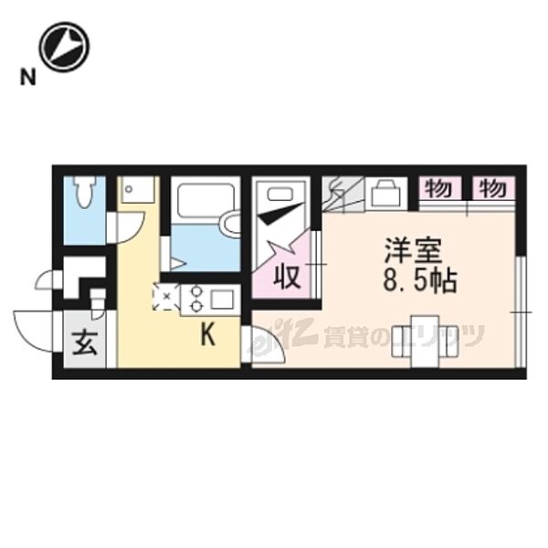 レオパレスファミリア 110｜滋賀県蒲生郡日野町大字河原(賃貸アパート1K・1階・23.18㎡)の写真 その2