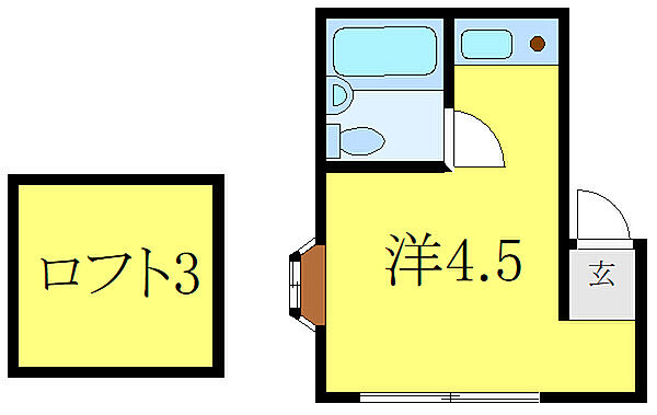 東京都板橋区常盤台2丁目(賃貸アパート1R・2階・14.08㎡)の写真 その1