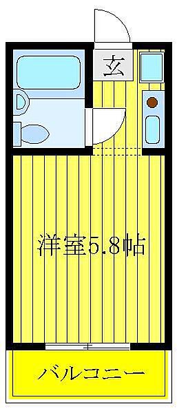 シルバーハイツ宮本 306｜東京都板橋区宮本町(賃貸マンション1R・3階・14.00㎡)の写真 その2