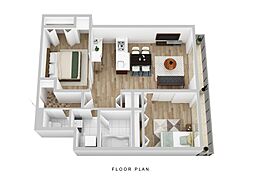 Ｐｅｔｉｔｅ　Ｌｕｍｉｅｒｅ 1階2LDKの間取り