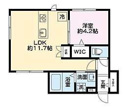 MaisonCamelia 1LDKの間取図画像