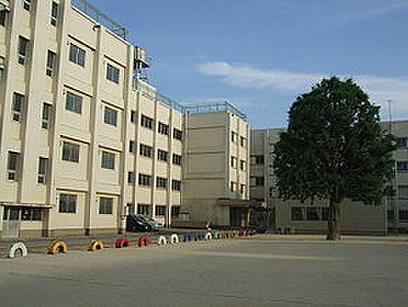 現地から860m、現地から徒歩11分　市立法典小学校　千葉県船橋市藤原5丁目2-1