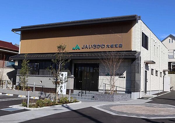現地から2400m　現地から徒歩33分　JAいちかわ 大柏支店　　〒272-0805 　千葉県市川市大野町3丁目1693-1