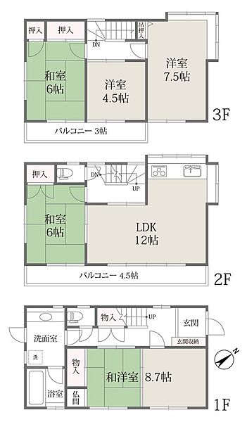 間取り：327001593005