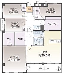 間取図画像 4LDK
