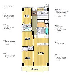 間取図画像 3LDK