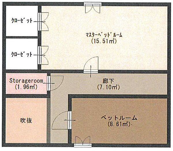 2階間取図