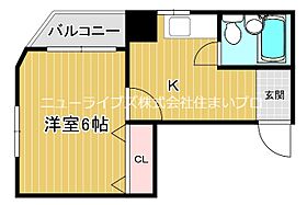 大阪府寝屋川市高柳栄町（賃貸マンション1K・4階・18.00㎡） その2