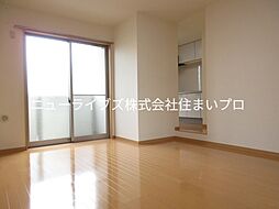 京阪本線 萱島駅 徒歩19分の賃貸アパート 2階1LDKのリビング/ダイニング