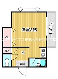 間取図画像 ワンルーム