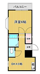 ステージア門真 1DKの間取図画像