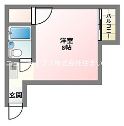 秀和ビル ワンルームの間取図画像