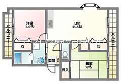 物件の間取り