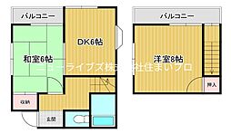 ロイヤルハイムパート8 2DKの間取図画像