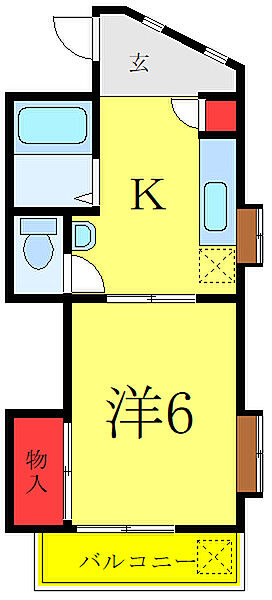 東京都板橋区南常盤台2丁目(賃貸マンション1K・4階・24.50㎡)の写真 その2