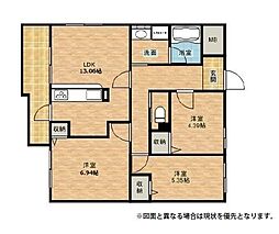 間取図画像 3LDK