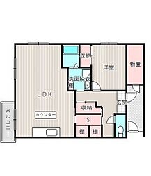 間取図画像 1SLDK