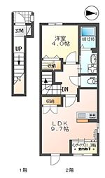 バス バス和地山上下車 徒歩17分 2階/-