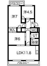 バス 遠鉄バス県営住宅前下車 徒歩4分 3階/-