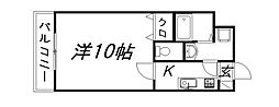 たちばな弐番館 1Kの間取図画像