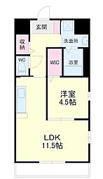 ルーチェ 1LDKの間取図画像