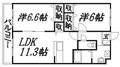 物件の間取り