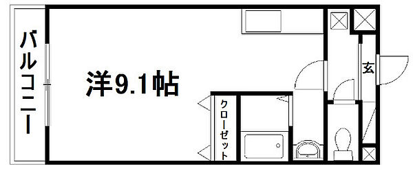 静岡県浜松市中央区上島1丁目(賃貸マンション1R・2階・25.83㎡)の写真 その2