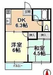 バス バス原島北下車 徒歩5分 1階/-