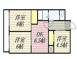 間取図画像 3DK