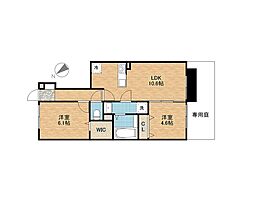 アローズ 2LDKの間取図画像