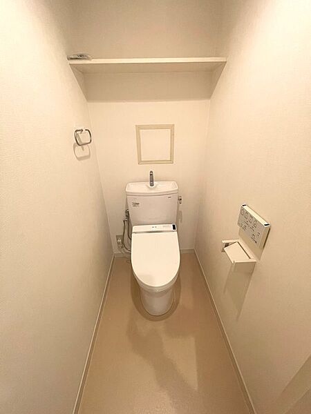 清潔感のある、快適なトイレスペース