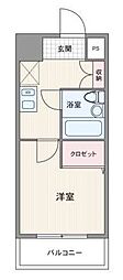 エスリード新大阪 1Kの間取り