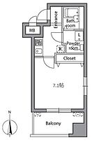 東京都新宿区山吹町（賃貸マンション1K・2階・22.26㎡） その2