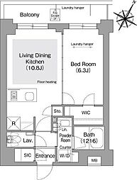東京メトロ有楽町線 護国寺駅 徒歩4分の賃貸マンション 3階1LDKの間取り