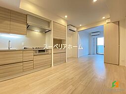 東京メトロ有楽町線 江戸川橋駅 徒歩1分の賃貸マンション 5階1LDKのリビング/ダイニング