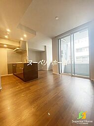 都営浅草線 東銀座駅 徒歩1分の賃貸マンション 5階2LDKのリビング/ダイニング